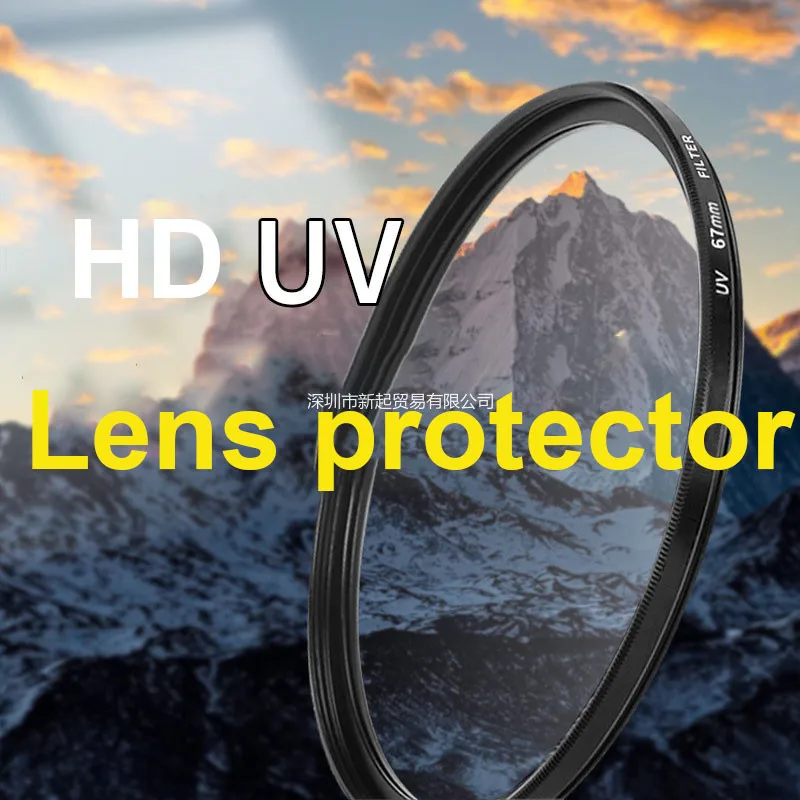 HD Regular UV Filter Filter Ultra Slim Lens Protector DSLR Camera Accessories 40.5mm 46MM 49MM 52MM 55mm 66mm 62mm 72mm 77mm