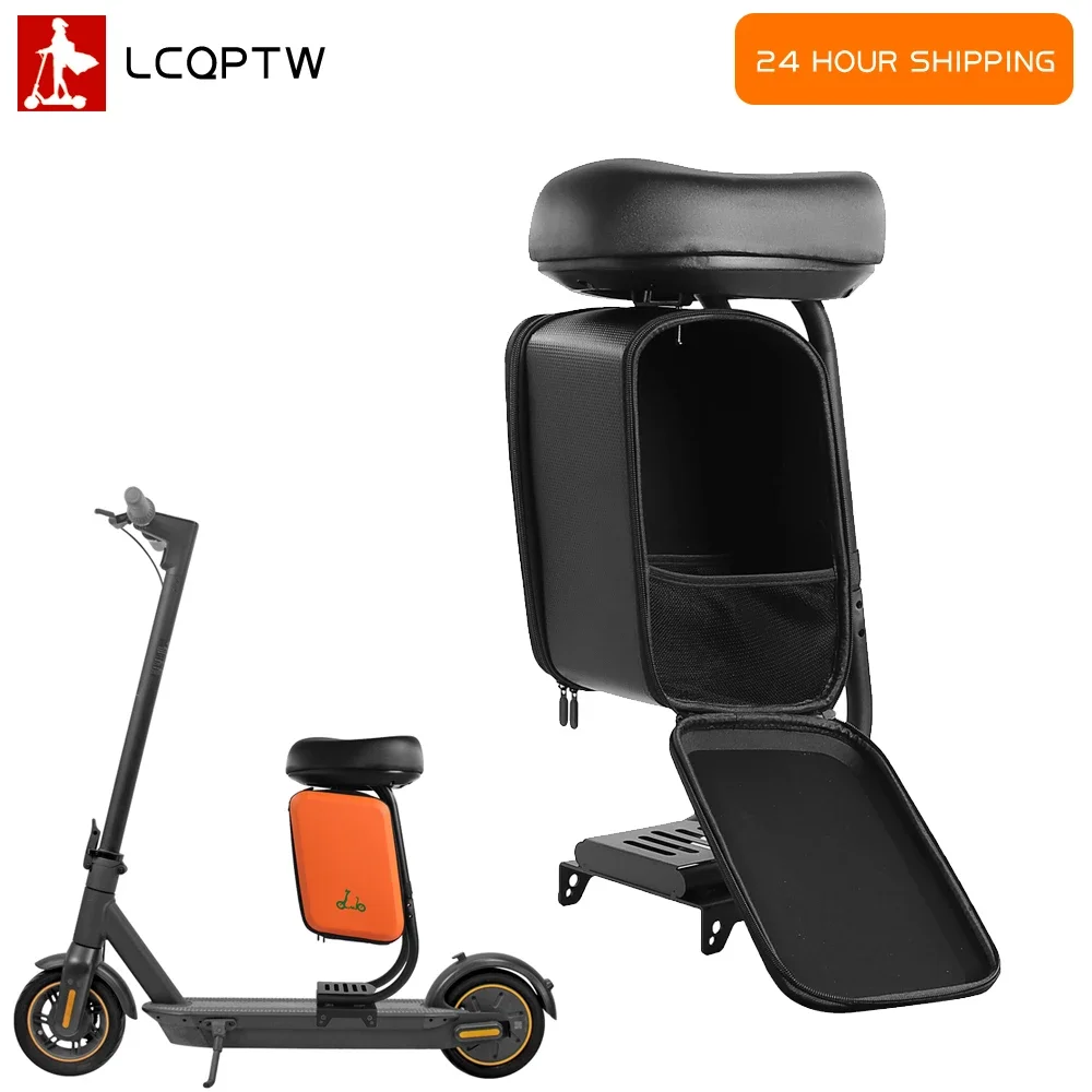 Multifunctional Seat Chair With Storage Case Comfortable Soft Seat With Bag For Ninebot by Segway Max G30 Electric Scooter Parts