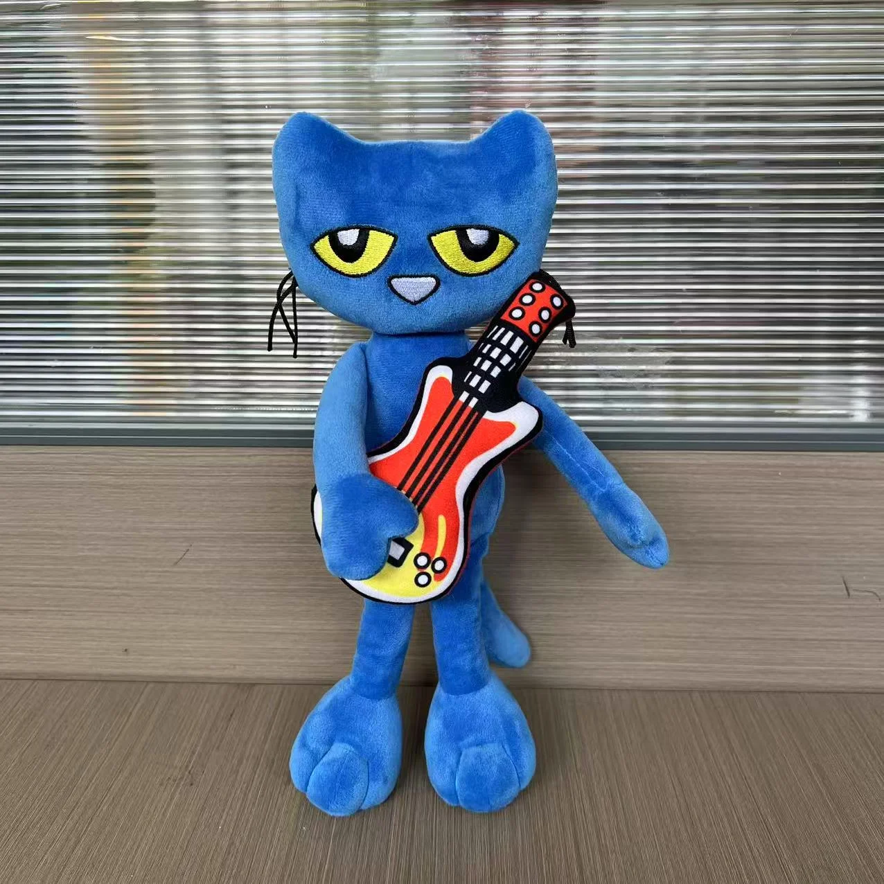 لعبة Pete The Cat القطيفة الجديدة ذات المظهر الجيد، هدايا عيد ميلاد الأطفال وهدايا العطلات، لعبة ديكور الغرفة من القطيفة