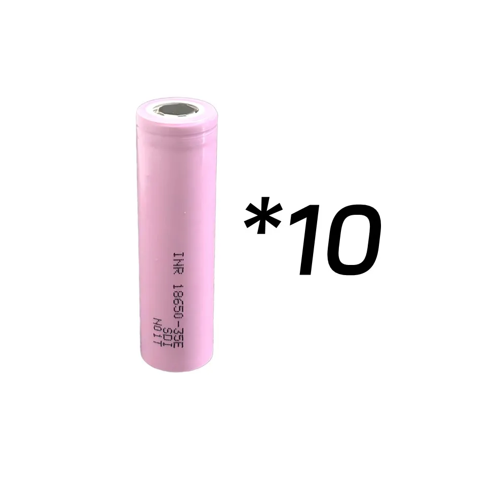 Flat Top 35E 18650-batterij 3500mAh Li-ion 18650-batterij Lange levensduur, lage zelfontlading, ideaal voor doe-het-zelf, batterijpakket, radio, powerbank