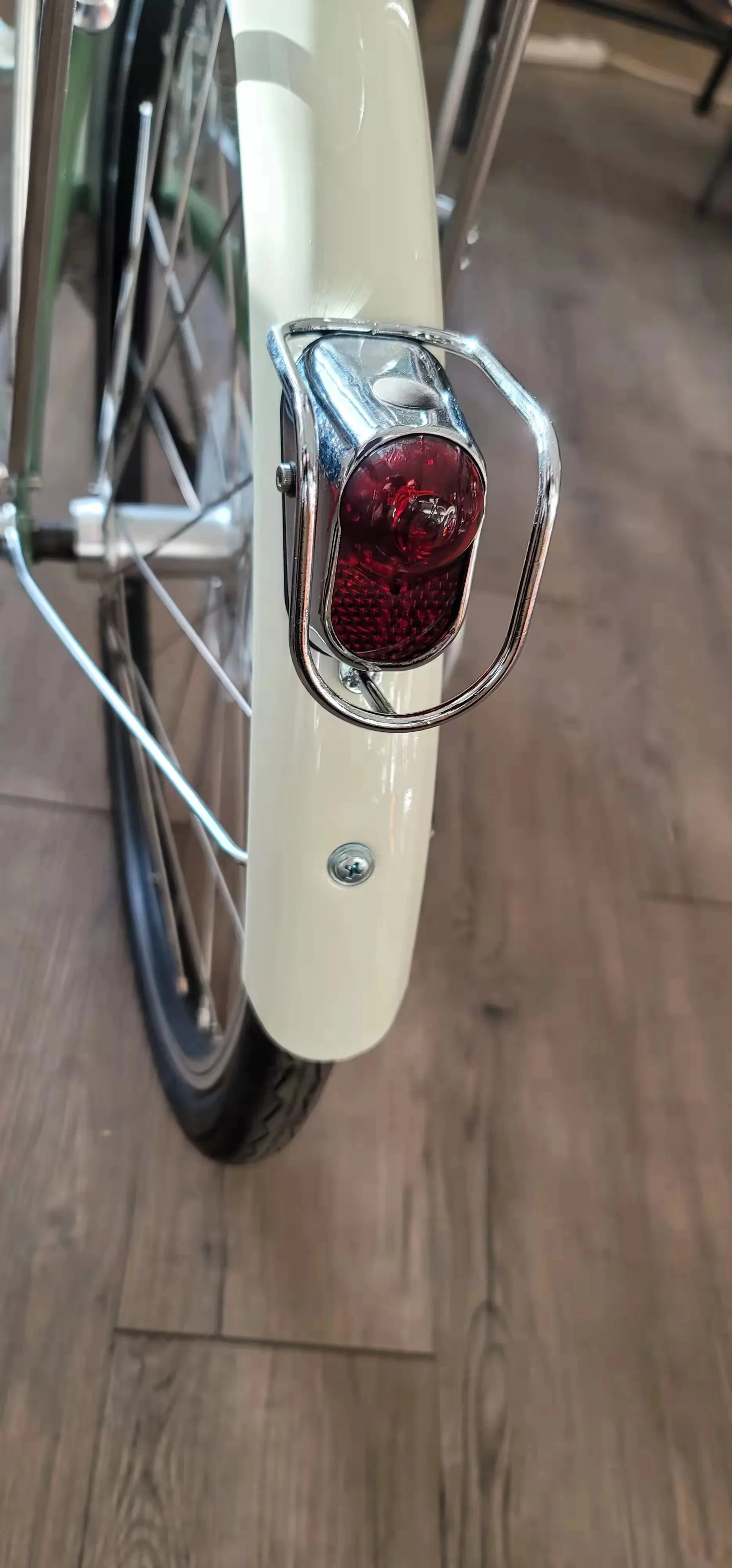 Mitte Retro Fahrrad Berg kleine Falte hinten Boden entfernung/Kotflügel Rücklichter Universal Reflektor Warnleuchte