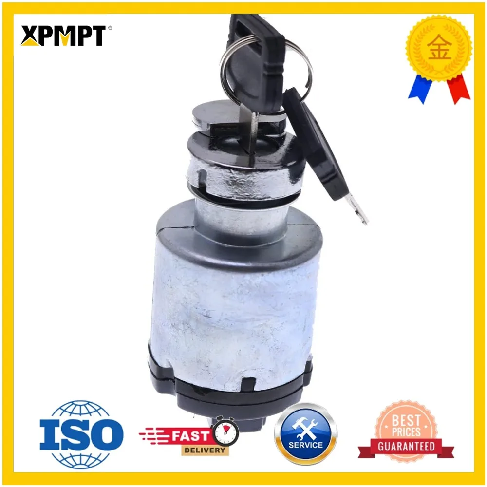 Ignition Switch with 2 Keys - For Hitachi EX60-2 EX100-2 EX120-2 EX200-2 EX200LC