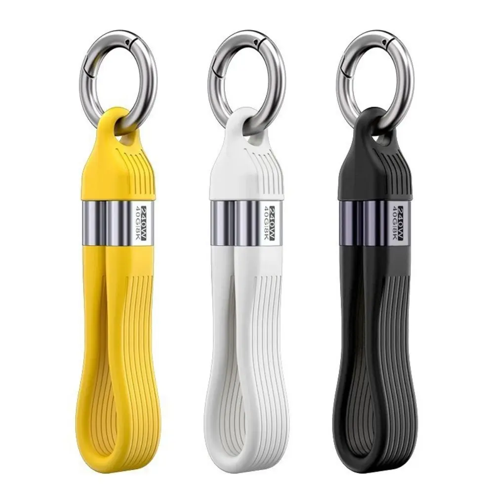 Phone Cables TPE USB 4 Cable Double Headed C to C Type C Data Cable 8K HD Display Portable Data Transfer Line Charger Adapter