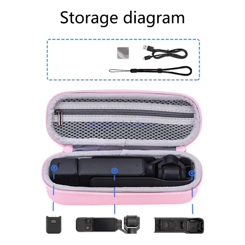 Estuche transporte para cámara Adventure Ready, estuche protector para cámaras POCKET 3, materiales absorbentes golpes,