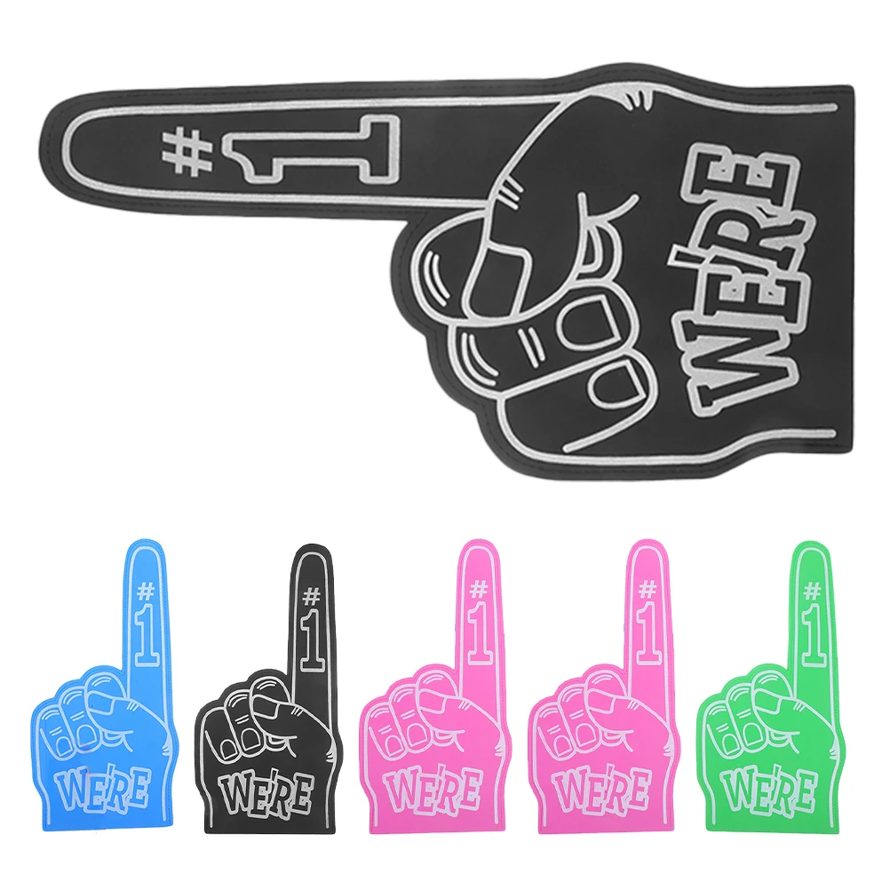 

6 Pcs Cheerleader Prop for Girls Cheerleading Finger Cots Baseball Foam Fingers Toy