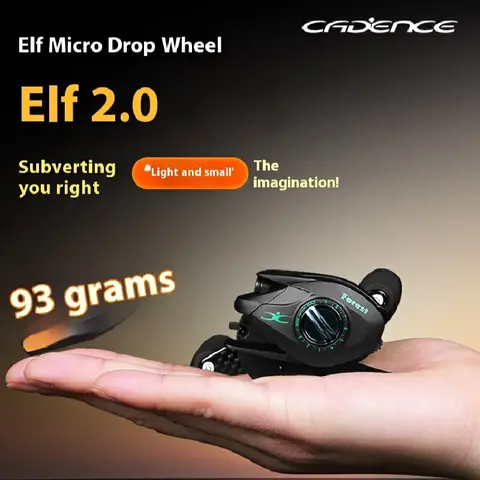 Cayden Ultra Mini Portable Water Drop Reel  Bfs Reel Second Generation Micro Bait Double Line Cup For Carp And Catfish Fishing 