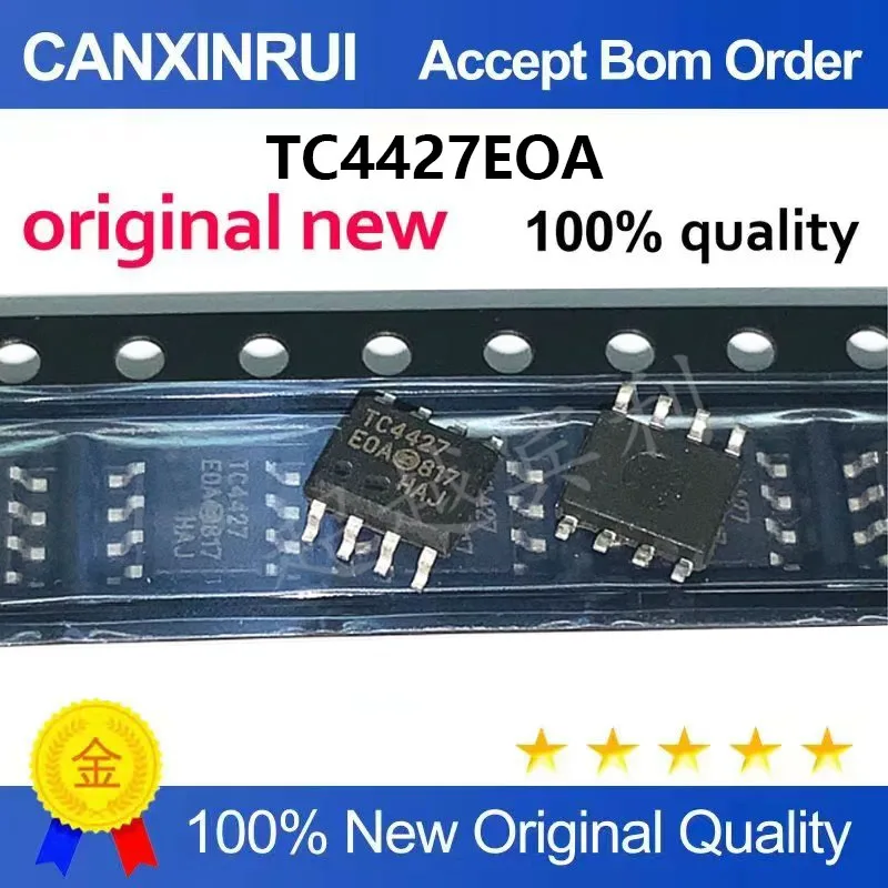 (5-100pieces)Brand new original TC4427EOA TC4427 SOP8 microcontroller, large quantity with favorable price
