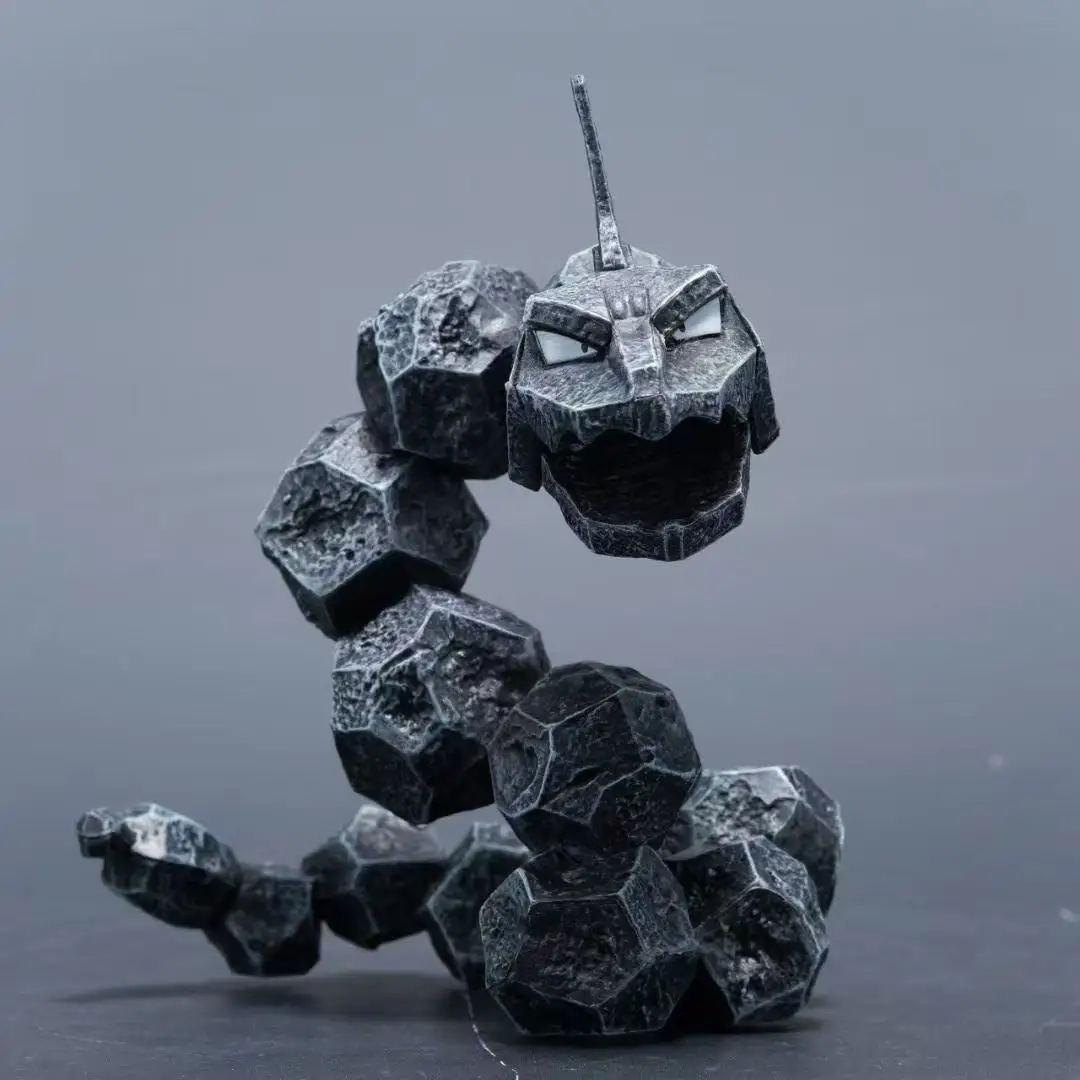 

Exquisite Pokemon Onix handmade model.High-quality PVC material.Desktop decoration collection.birthday gift Series