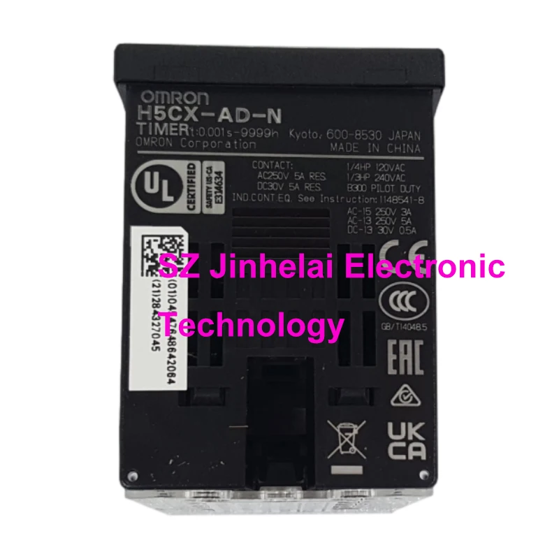 Imagem -03 - Original H5cx-ad-n Interruptor 1224vac 24vdc do Relé do Temporizador do Relé do Atraso do Tempo de Omron Novo e