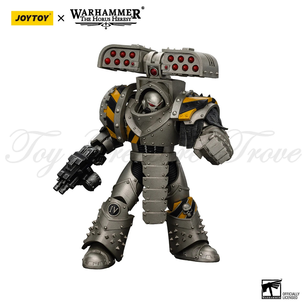 [Em estoque] JOYTOY Warhammer 30K 1/18 Figuras de ação lron Warriors Tyrant Siege Terminator 2 peças modelo de brinquedo