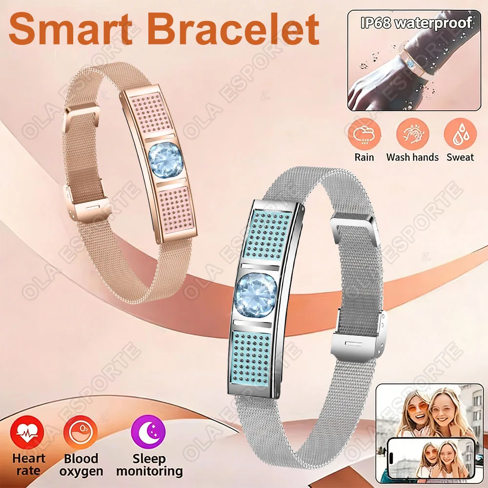 

Fashion Smart Bracelet Men Women Heart Rate Blood Oxygen Sleep Tracker Health Band Sport Fitness Waterproof Smart Watch R30Max