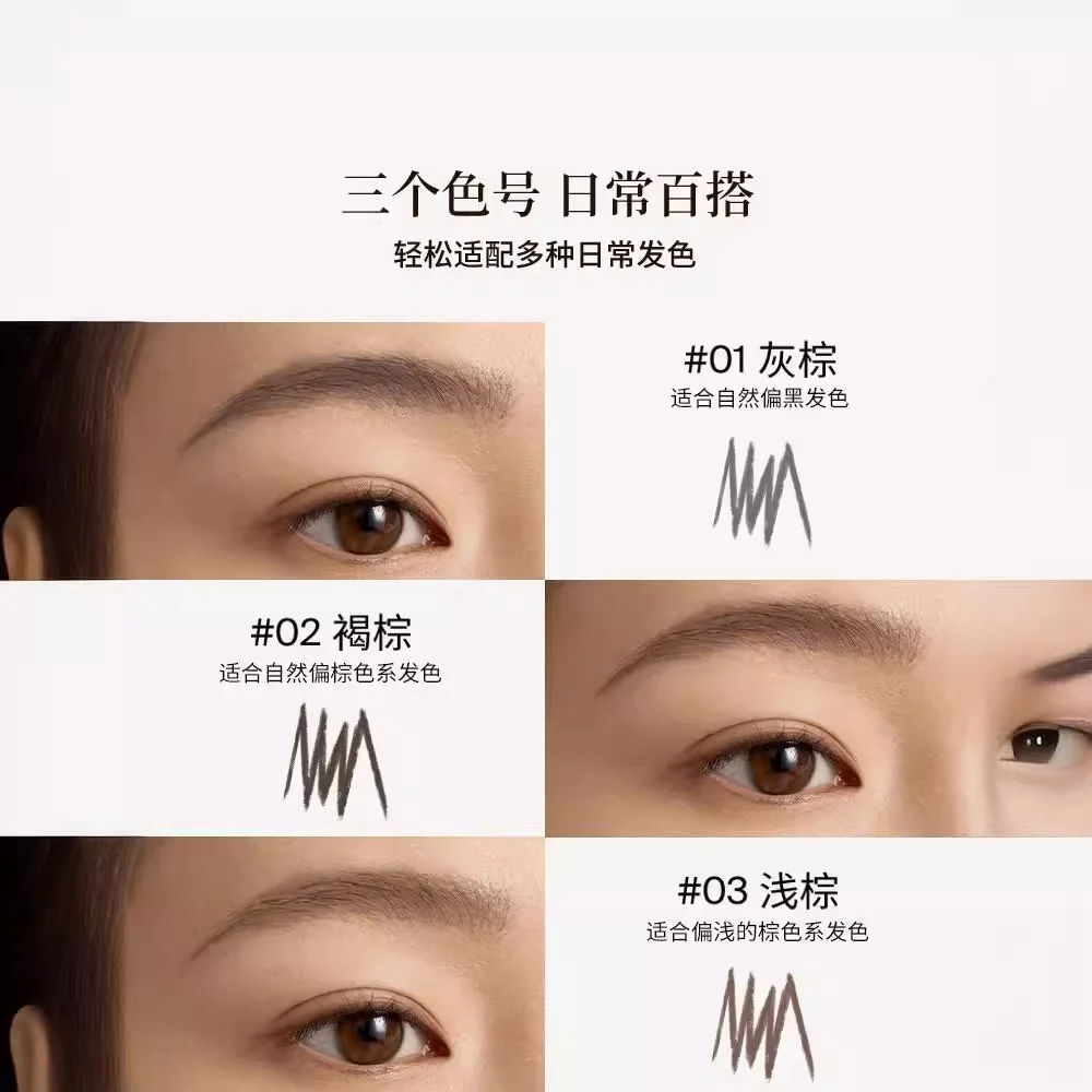 Joocyee Hexagonal Eyebrow Pencil for Long-lasting Coloring and Sweat Resistance Daily Ultra-fine Triangular Fine Eyebrow Pencil