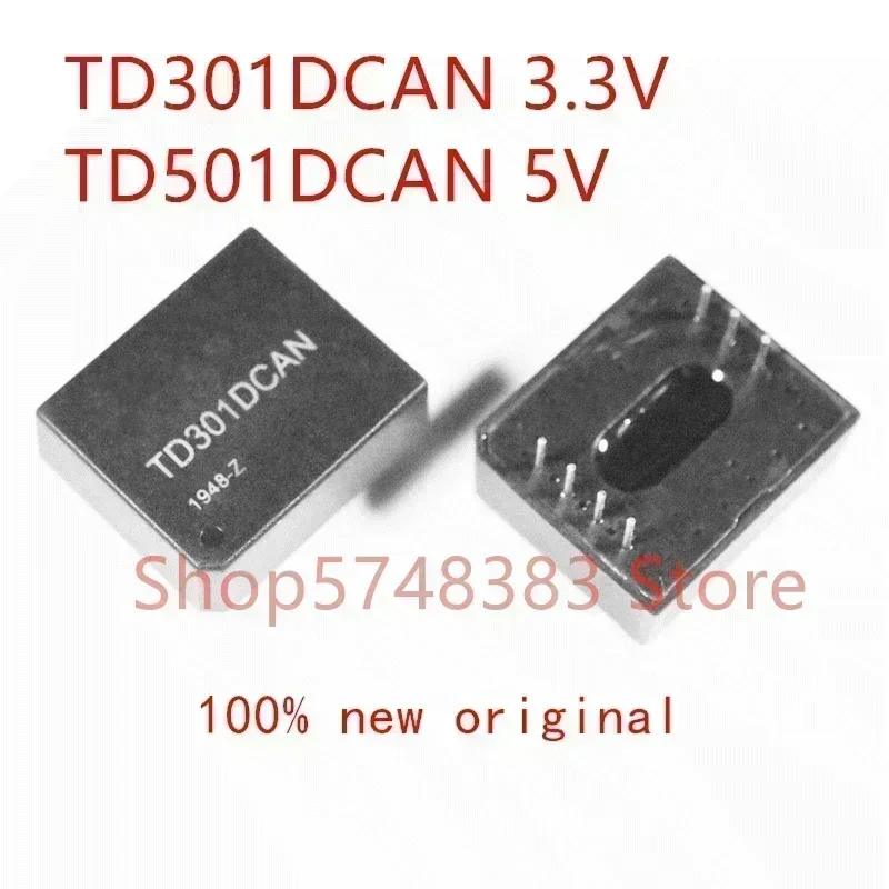 1PCS/LOT 100% new original TD301DCAN TD501DCAN Single channel universal can isolated transceiver module