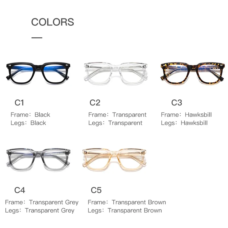 

Очки KIZN с защитой от синего света, НОВЫЕ, квадратные, винтажные, для женщин и мужчин, оправа TR90, для коррекции близорукости, индивидуальная оптика, от -0.50 до -10