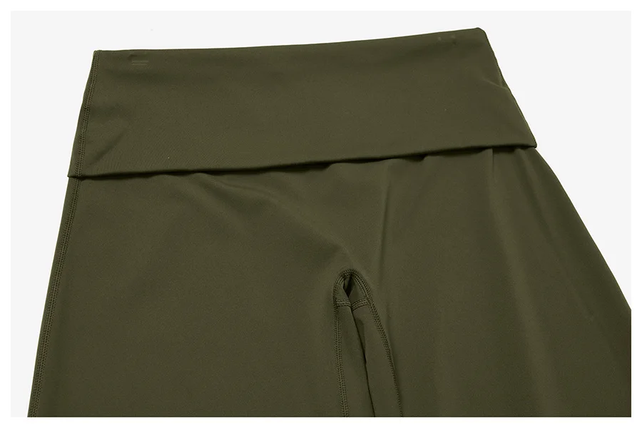 2-teiliges Yoga-Set für Damen, Langarm-Fitness-Oberteil, Trainingsanzug, Sportbekleidung, High-Waist-Hose mit geradem Bein, Fitness-Sportanzug – Detail 34