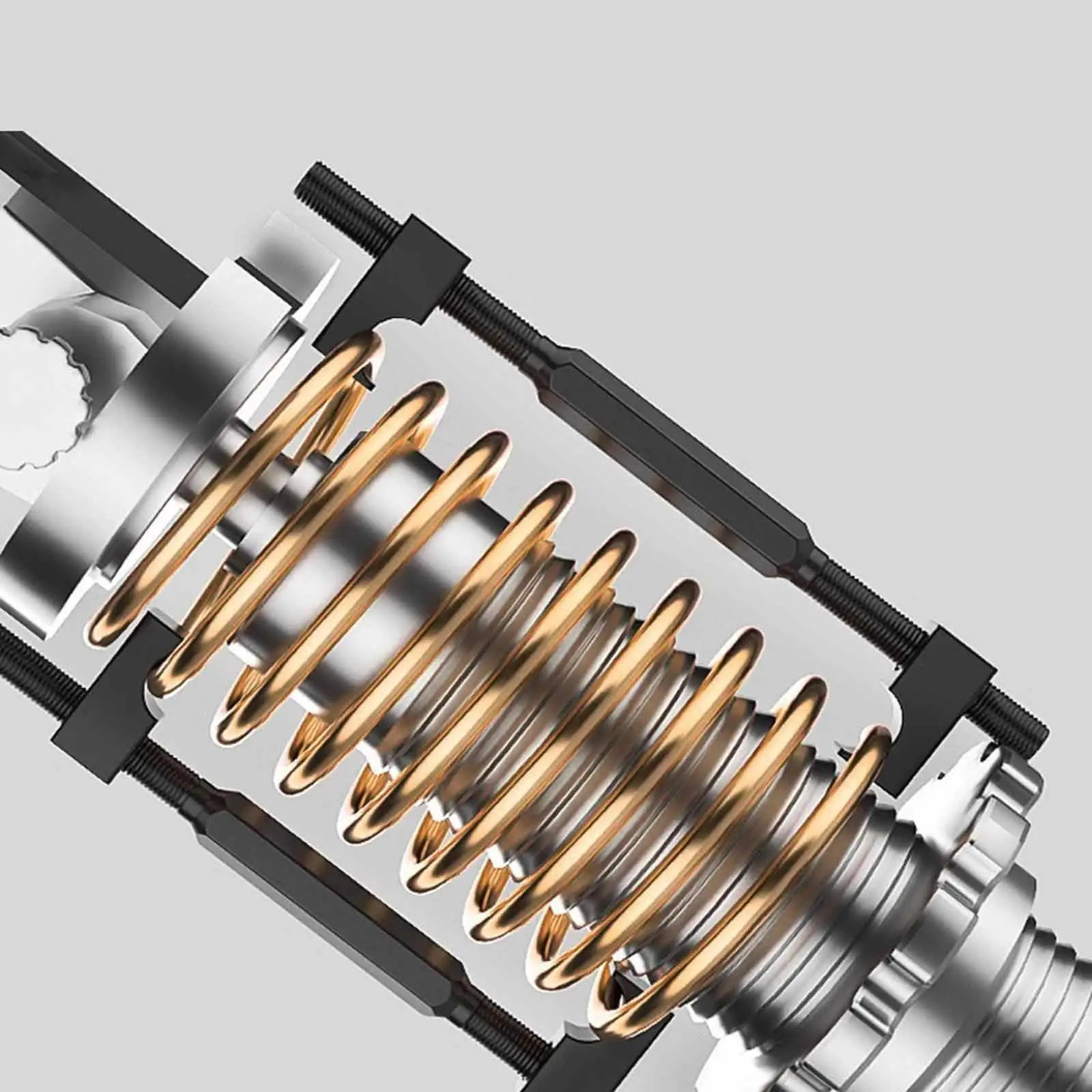 2x Auto Car Coil Strut Spring Compressor Tool Installer Tool Universal Heavy Duty Coil Strut Spring for Vehicles Trucks