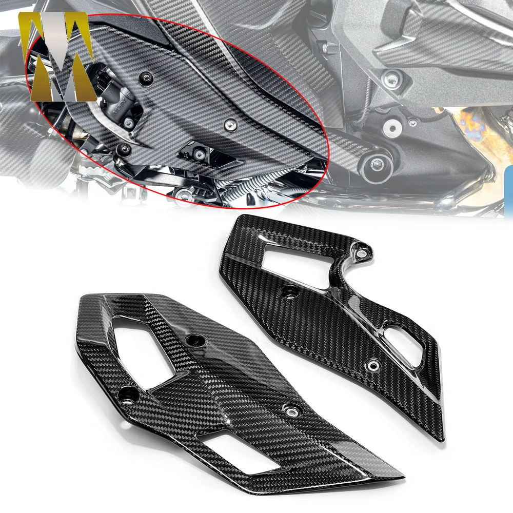 

Motorcycle Compatible with BMW R1300GS R1300 GS R1300GS 2023 2024 2025 Real Carbon Fiber Lower Heel Guard Cover Accessories
