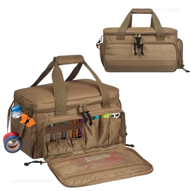 Tactical Tool Bag Non-Slip Base Multipurpose Organizer Durable Portable Work Bag, Multi Purpose Storage for Handyman Carpenter