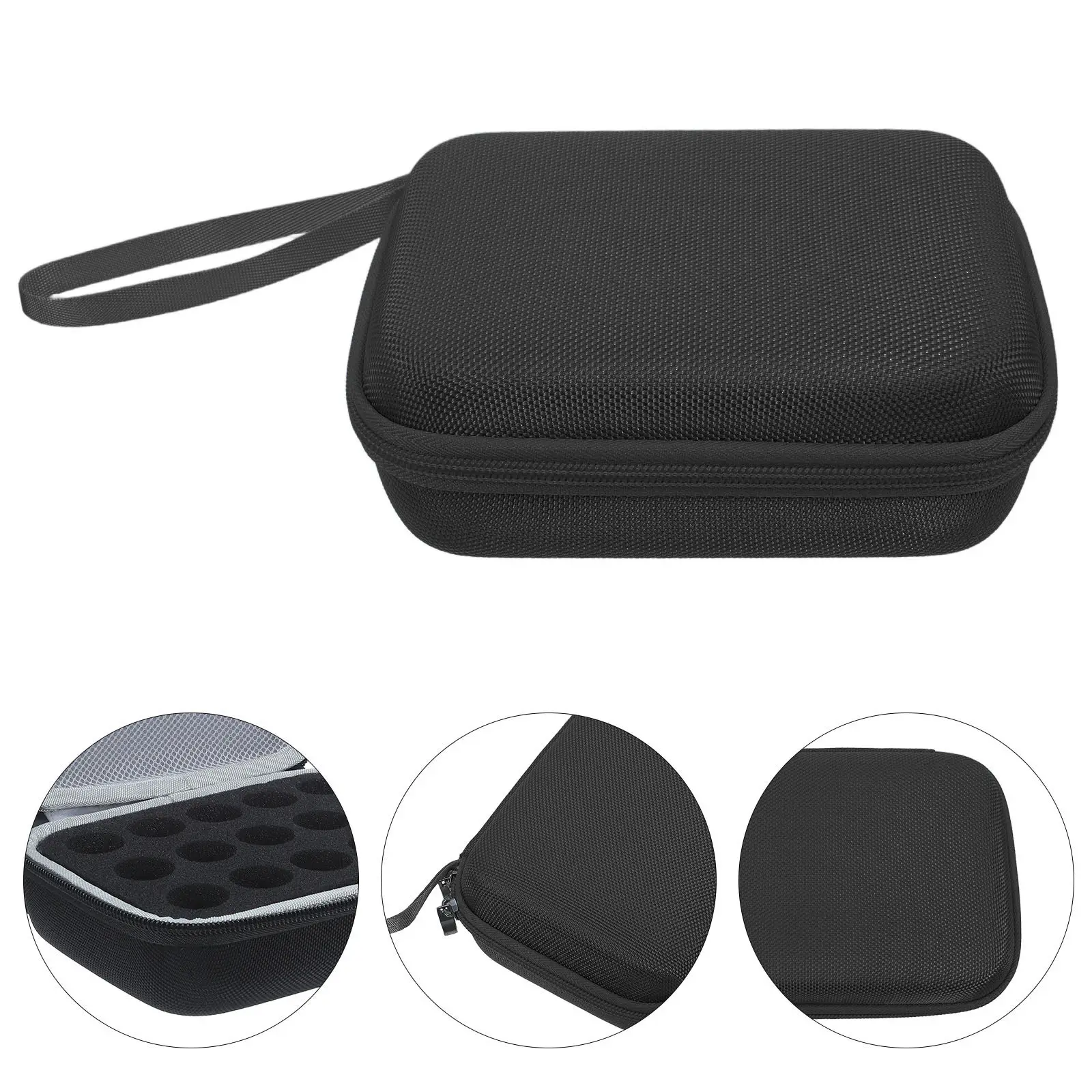 Insulin Vial Protector Case 15 Slots Insulin Organizer Bag for Diabetics Travel Fridge Use Fits Standard 10Ml U-100 Vials Hard
