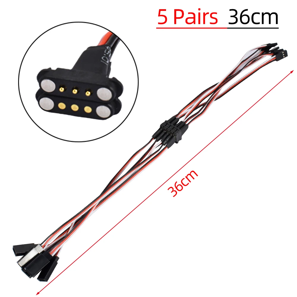 9IMOD 20CM 36CM Magnetische Modell Kabel Magnetische Saug linie Simulation Kunststoff Snap-on Kabel Für RC autos Boot Flugzeug DIY Modell