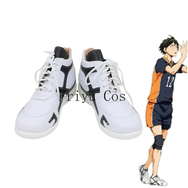 

Хайкю!! Хайкю!! Karasuno High School Volleyball Team Daichi Sawamura Asahi Azumane Аниме Косплей Белая спортивная обувь Сапоги
