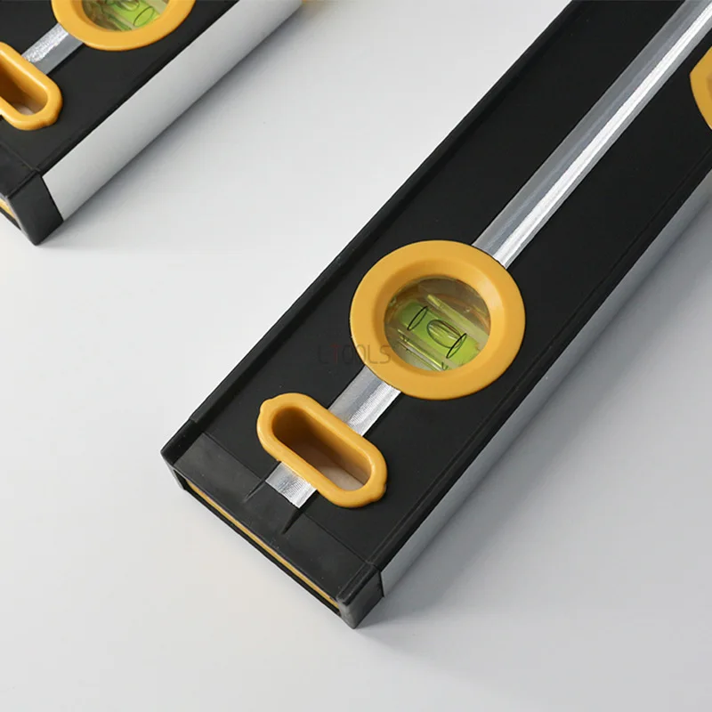 

1 шт. новый литой алюминиевый сплав, твердый сильный магнитный измерительный инструмент для калибровки, простая в использовании линейка уровня для деревообработки