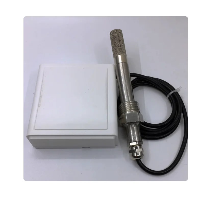 High temperature temperature and humidity transmitter sensor LCD duct type pipeline installation 485 communication 4-20mA