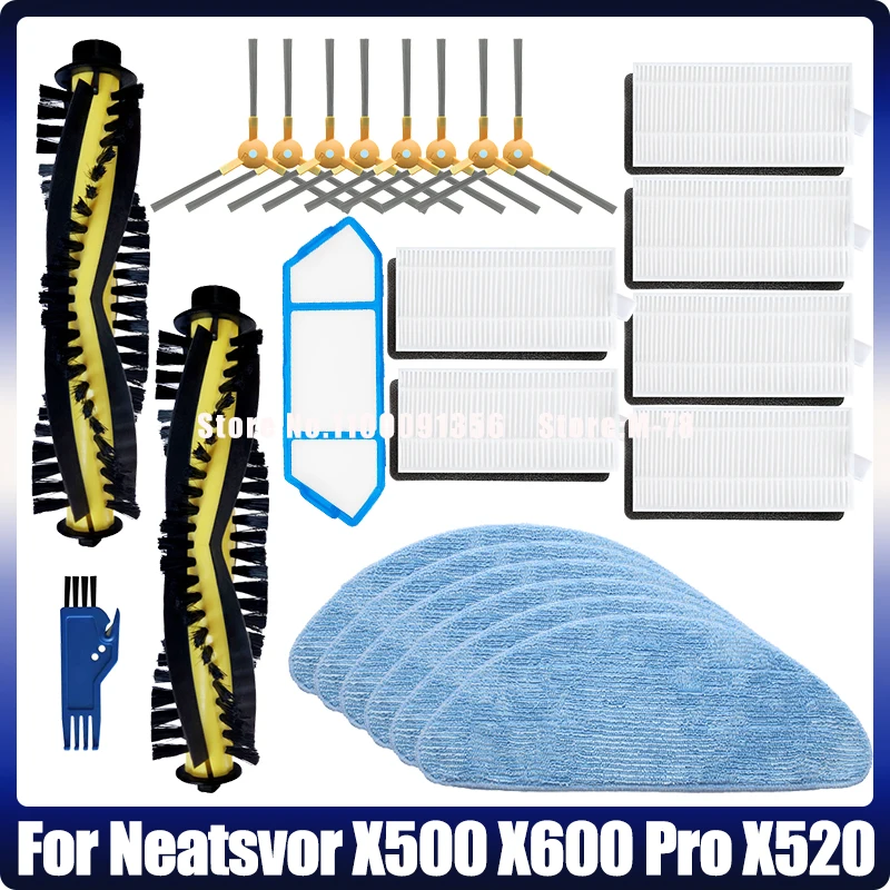 主にHEPAフィルターが付いたメインローラー,ロボットの作成用モップクロス,s15,natsvor,x500,tesvor,x500 pro,m1,x520