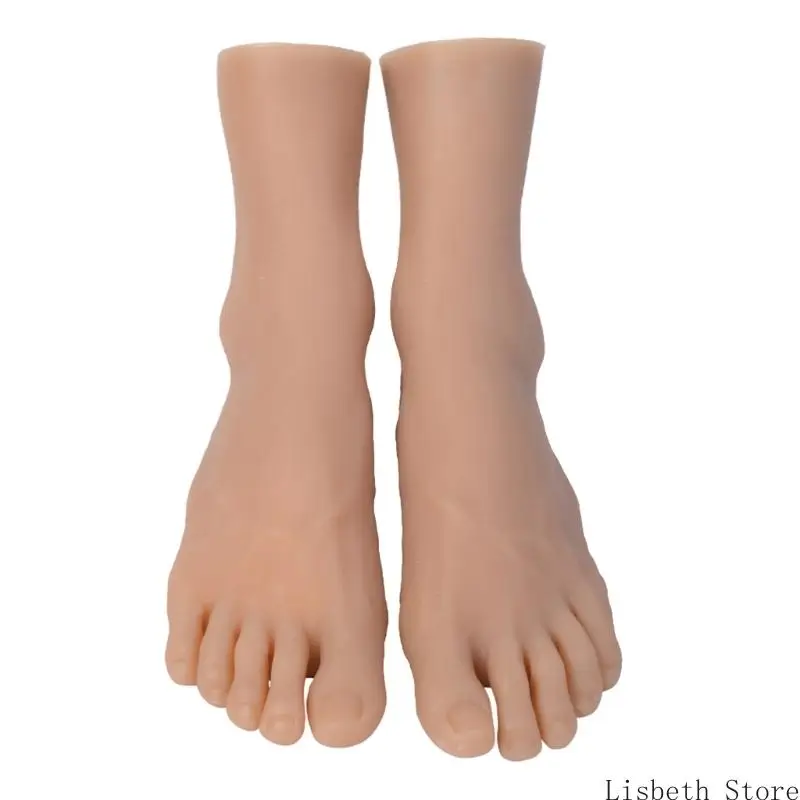 

124A Professional TPE Foot Mannequin Size 44 Shoe Exhibition Foot Model for Footwear Presentation Academic Demonstration