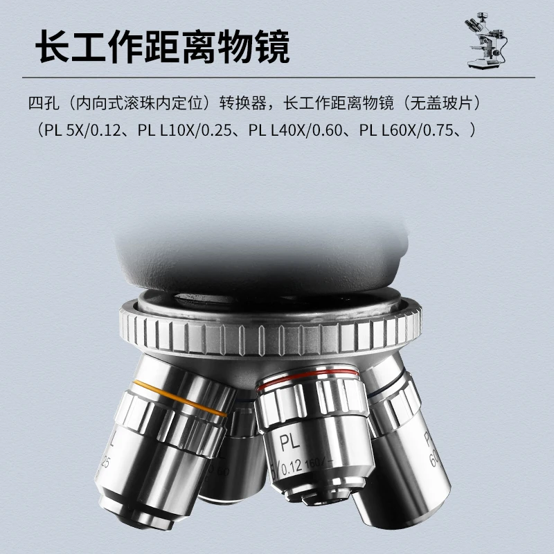 Microscope Orthographique Professionnel à Trois Yeux