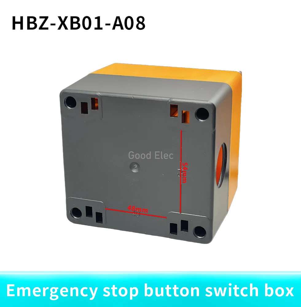 1PCS emergency stop button switch box Equipment Elevator Lift warning emergency stop waterproof and dustproof ring