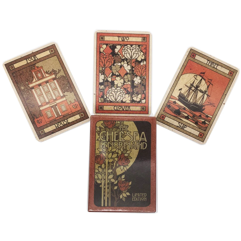 Retro Style Classics Beautiful New Arrive Chelsea Lenormand Tarot Cards Popular Style Oracle Witchcraft Supplies for Altar