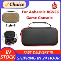 EVA Protection Case Anti-scratch Hardshell Case with Mesh Pocket Travel Carry Bag for Anbernic RG556 Retro Handheld Game Console