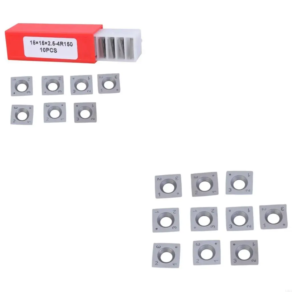 

10pcs Square Insert Cutter for DIY Lathe Turning Rougher Tool