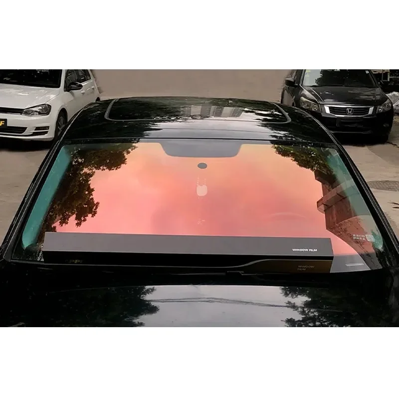

Creamic Anti Glare Shatter 80% VLT UV Solar Chameleon Color Changing Foil Car Glass Window Lamination Film Wrap Tint Stickers