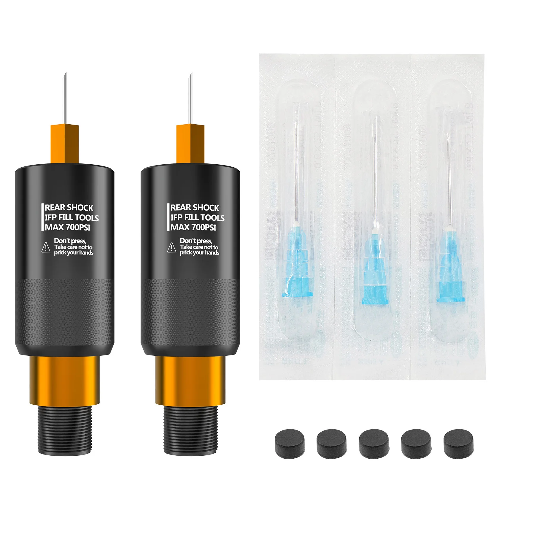 Fiets Achterschokdemper IFP Vulgereedschap MAX 700PSI met Naalden Rubberen Kap voor FOXRP2/RP23/FLOAT-X/CTD/FLOAT-DPS voor X-FUSION CCDB - afbeelding 1