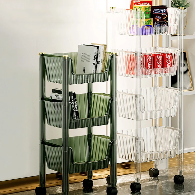 Rolling Cart Trolley Kitchen Islands Storage Food Truck Organizer Trolley Partitions Cabinet Candy Archivadore Dining Room Sets