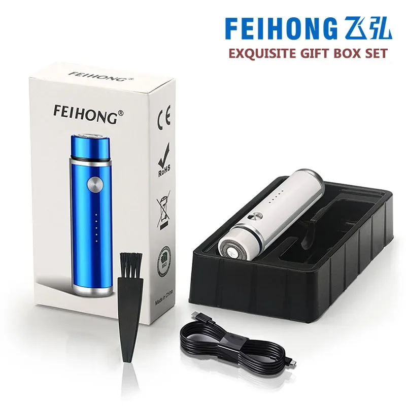 Portable Mini Electric Men's Shaver USB Charging Beard Razor