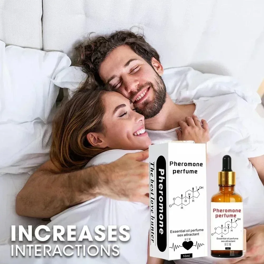 Perfume de feromonas para hombres y mujeres, fragancia de larga duración, fragancia corporal Natural, aceite esencial de feromonas