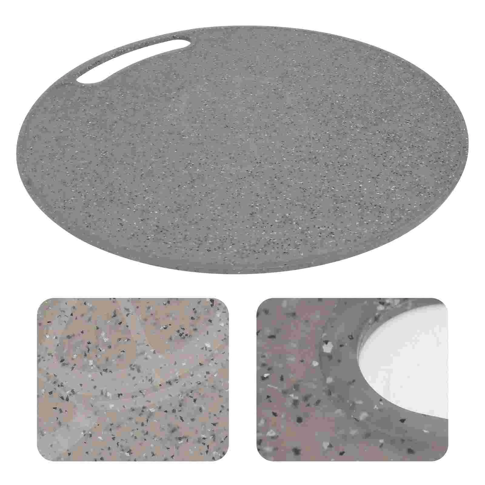 1pc 31x05cm Chopping Block Imitation Marble Plastic Round Fruit Vegetable Cutting Board chopping board