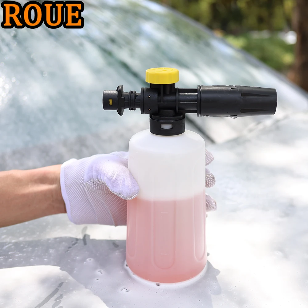 NEW 750ML Snow Foam Lance For Karcher K2 K3 K4 K5 K6 K7 Car Pressure Washers Soap Foam Generator With Adjustable Sprayer Nozzle