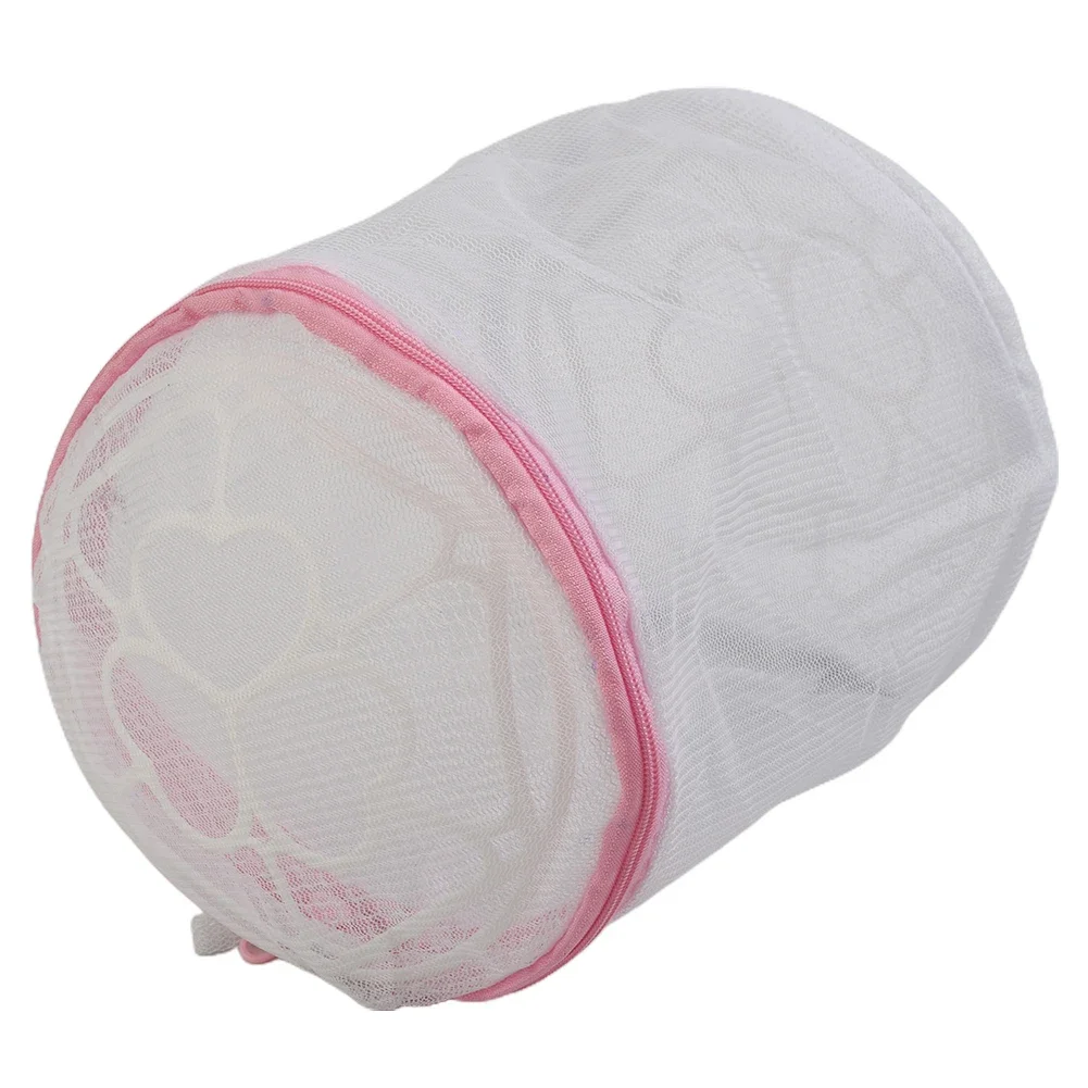 Reinforced Polyester Fibre Textile Bra Wash Bag, Automatic Locking Mechanism, Preserves Bra Shape during Washing Cycle