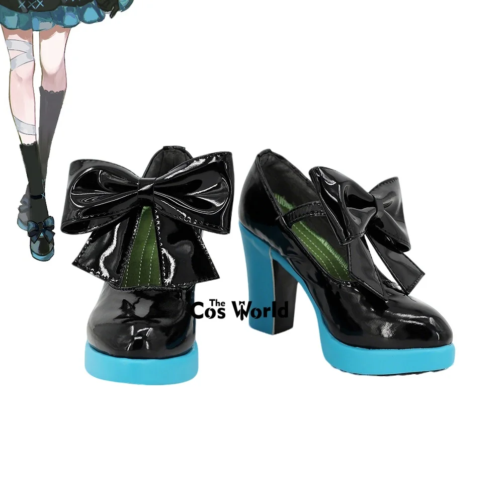 

Miku Little Devil Halloween Customize Anime Cosplay High Heels Shoes