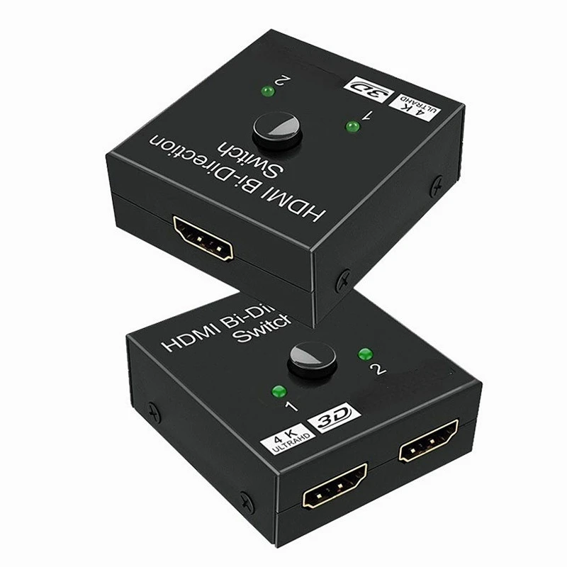 Imagem -03 - Switcher Compatível com Hdmi In1 para Fora para Ps4 Adaptador do Switcher da Caixa da Tevê o Bidirecional 1x 2x1 do Interruptor Kvm do Divisor 4k Compatível com Hdmi