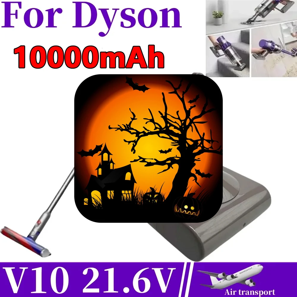 

For Dyson V10 SV12 Rechargeable Battery 25.2V 10000mAh Replaceable Fluffy Cyclone Vacuum Cleaner Battery
