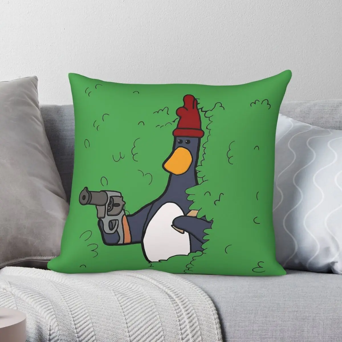 Wanted Chichen Jewel Thief Square Pillowcase Polyester Linen Velvet Pattern Zip Decor Car Cushion Cover 18