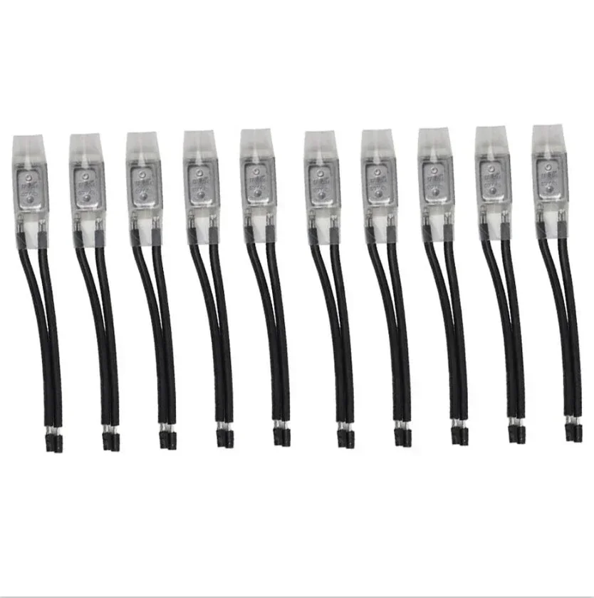 

10pcs 17AM Motor Thermal Protector KSD9700 Thermal Bimetallic Strip Thermostats Normally Closed Temperature Controller Switch