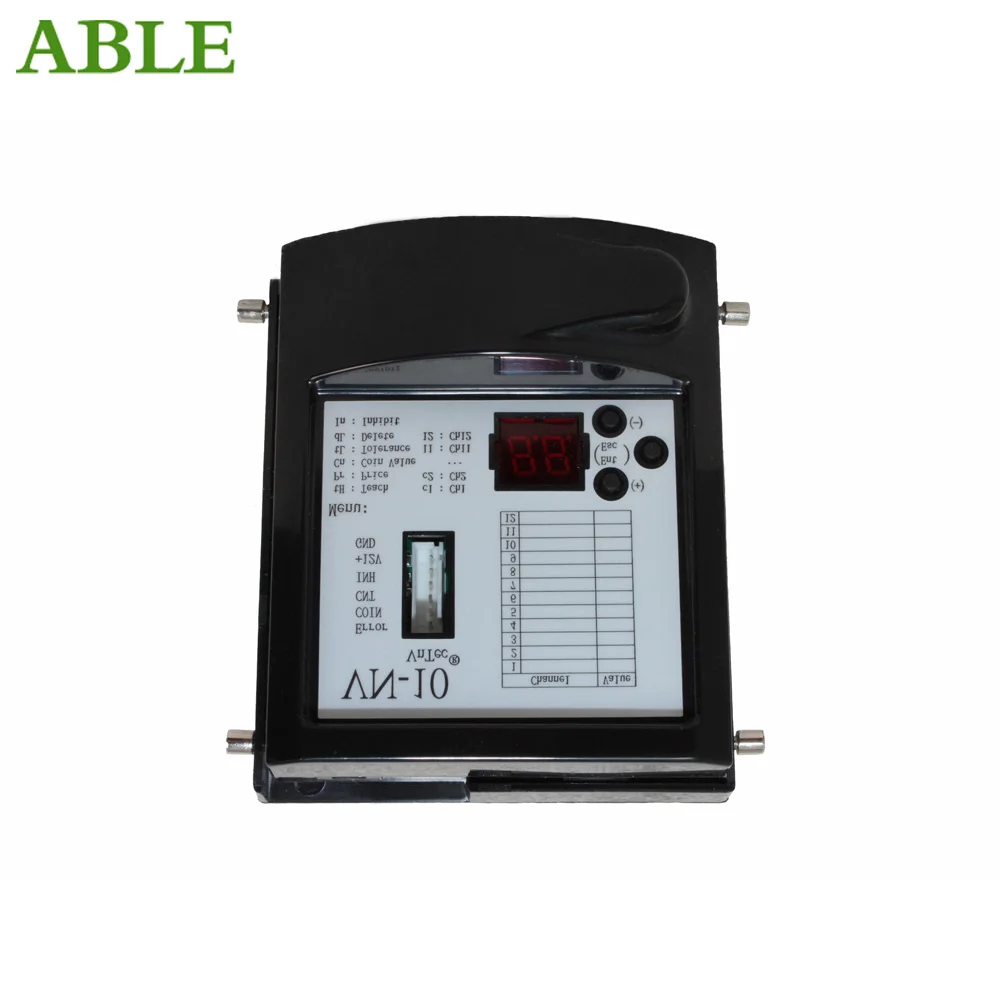 VN-10 coin acceptor can accept up to 12 different coins simultaneously for arcade games