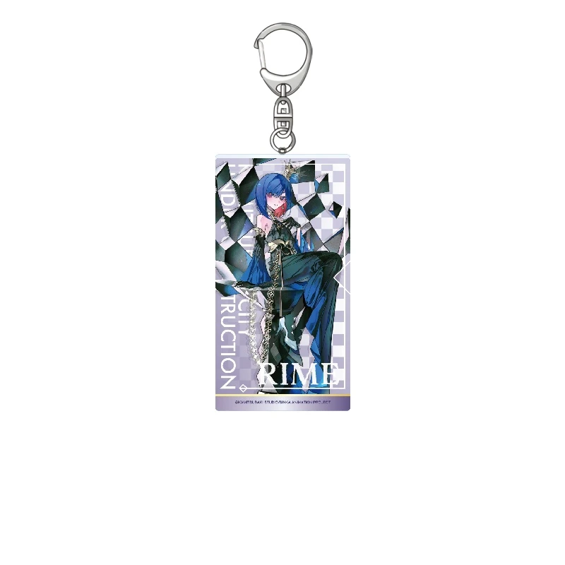 Anime Kamitsubaki City Under Construction Morisaki Kabo Acrylic Keychain Tanooki Tame Key Holder Merchandise Gifts