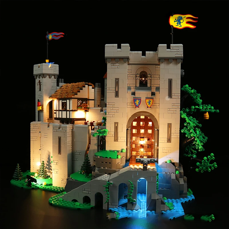 DIY LED Light Kit For LEGO 10305 Lion King's Castle (Only LED Light,Without Blocks Model)